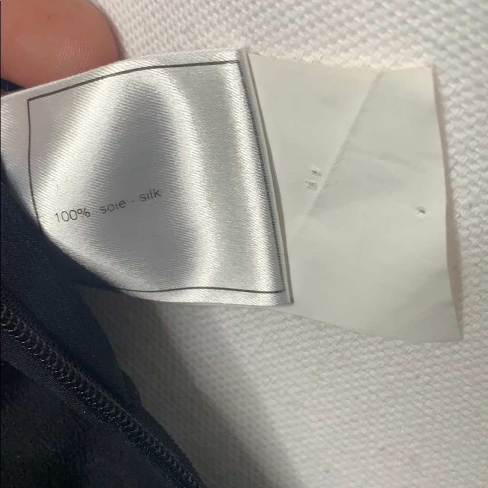 100% silk authentic Chanel black classic skirt - Picture 8 of 9